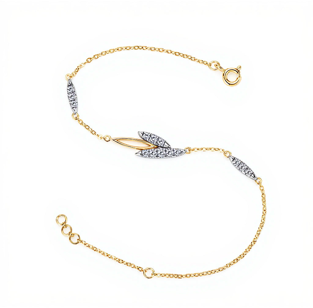 Moissanite Constellation Charm Bracelet