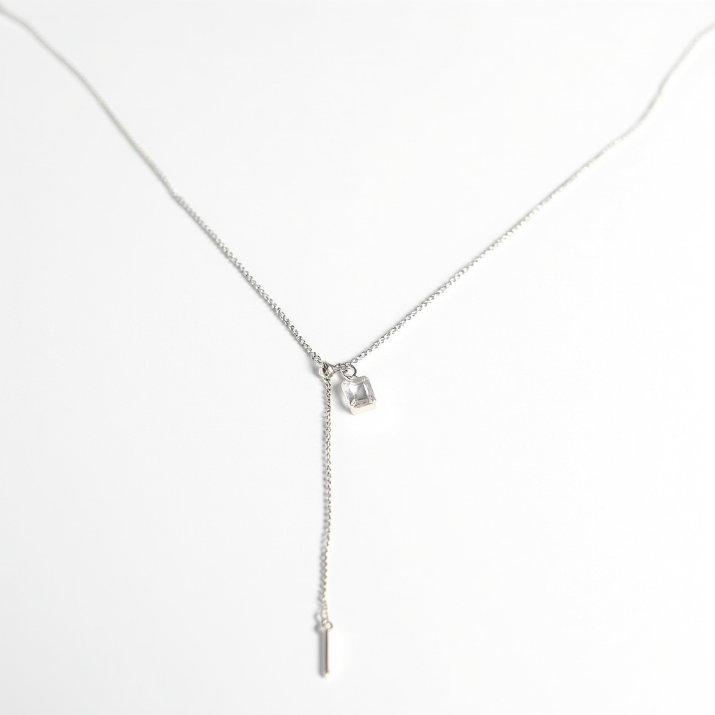 Adjustable Handmade Silver Collarbone Necklace