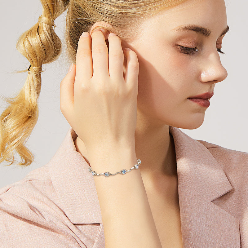 18K Gold Plated Ribbon Design Open Cuff Bracelet