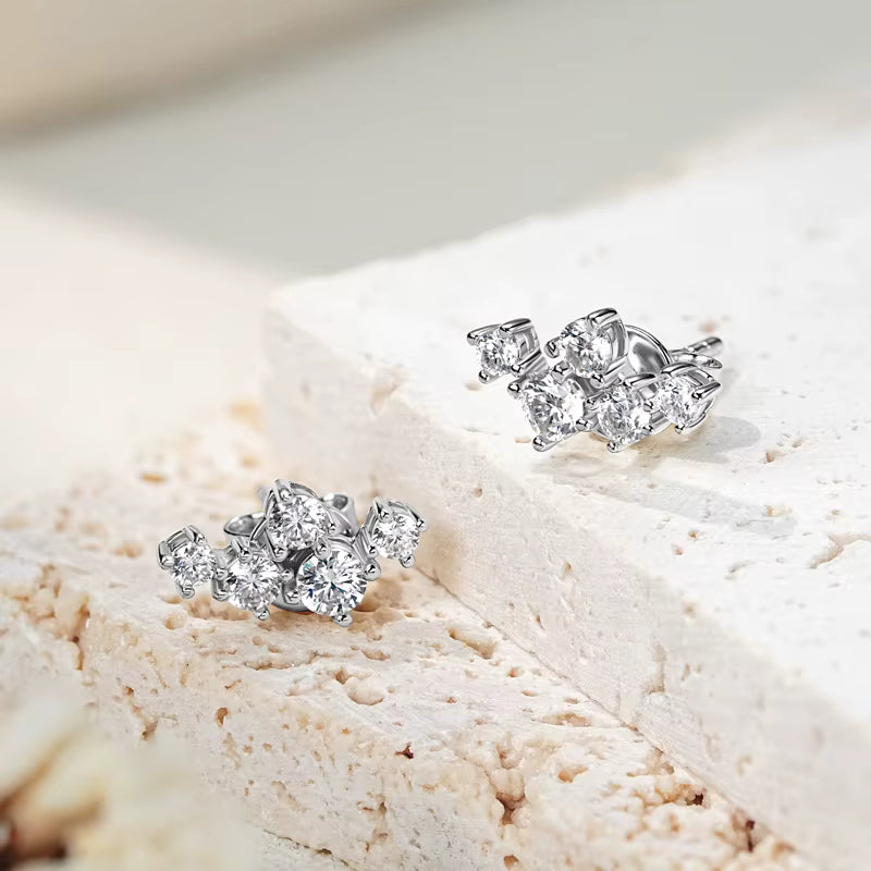 Star Cluster Stud Earrings