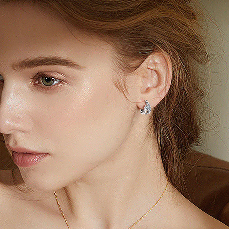 18k Gold Plated Double Hoop Earrings