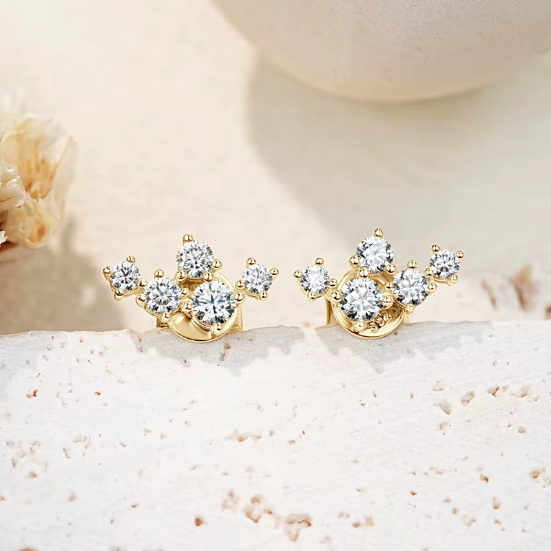 Star Cluster Stud Earrings