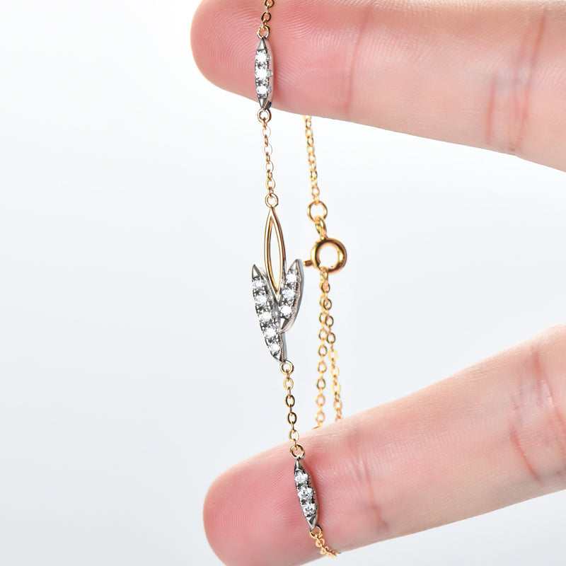 Moissanite Constellation Charm Bracelet