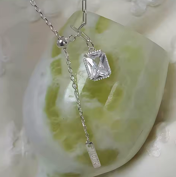 Adjustable Handmade Silver Collarbone Necklace