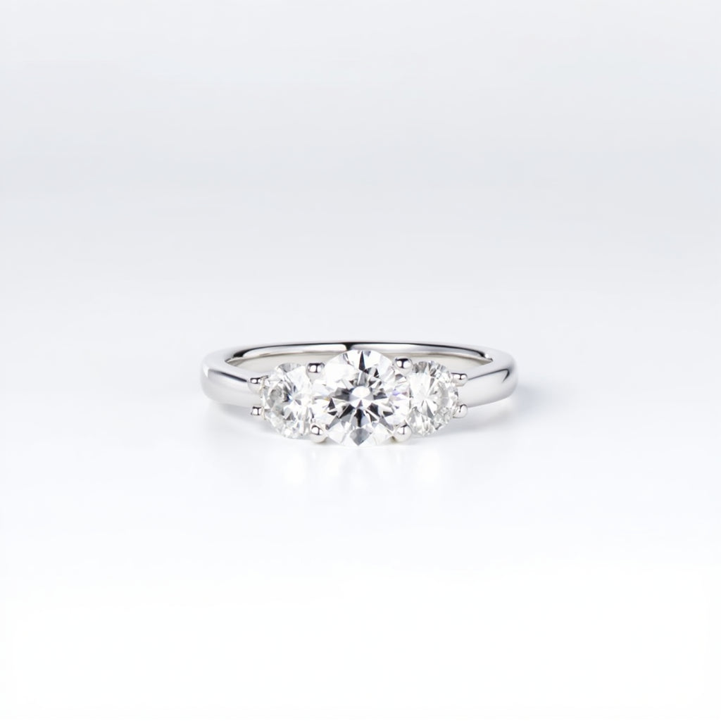 18K Gold Plated Classic Prong Setting Ring